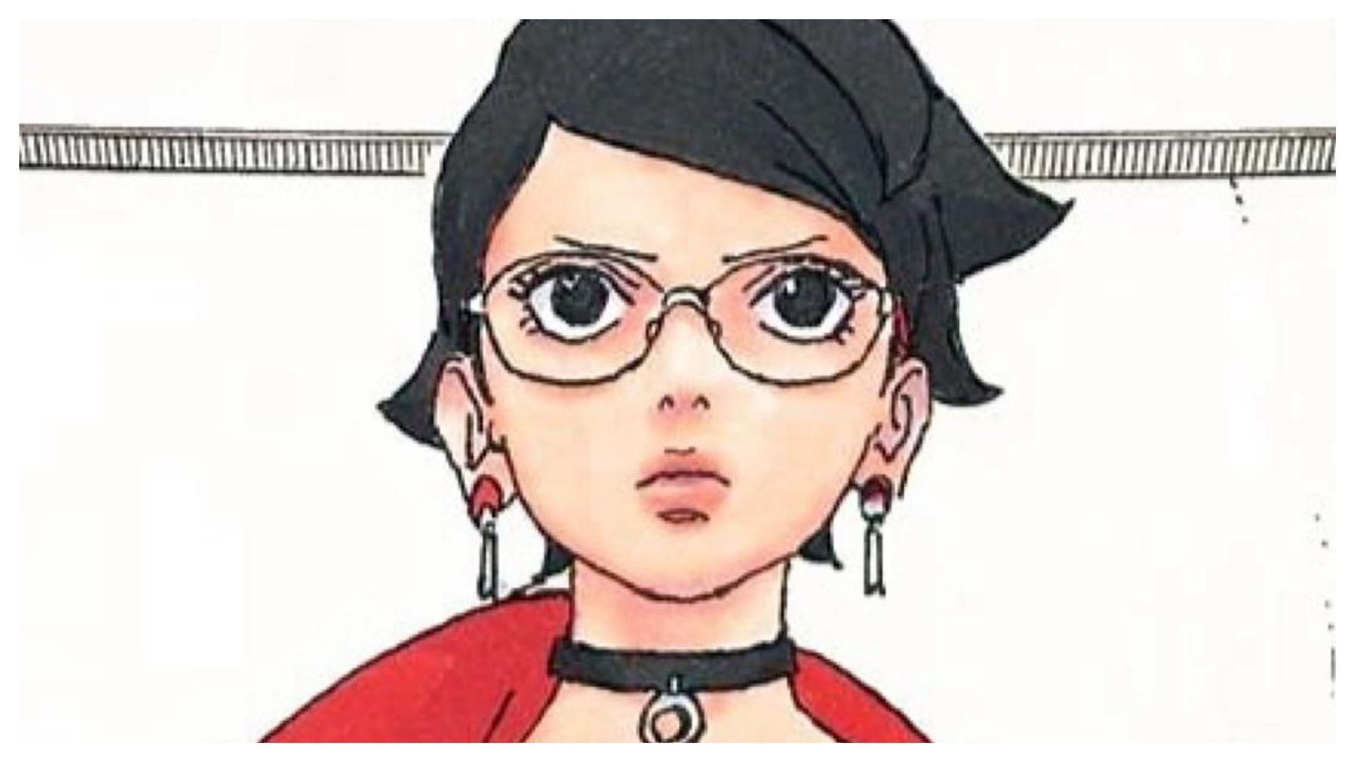Sarada in Boruto Two Blue Vortex (Image via Shueisha)